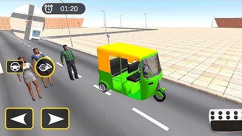 Tuk Tuk Autorickshaw: Taxi City Stunts Driver 2020 - #2 Android GamePlay On PC