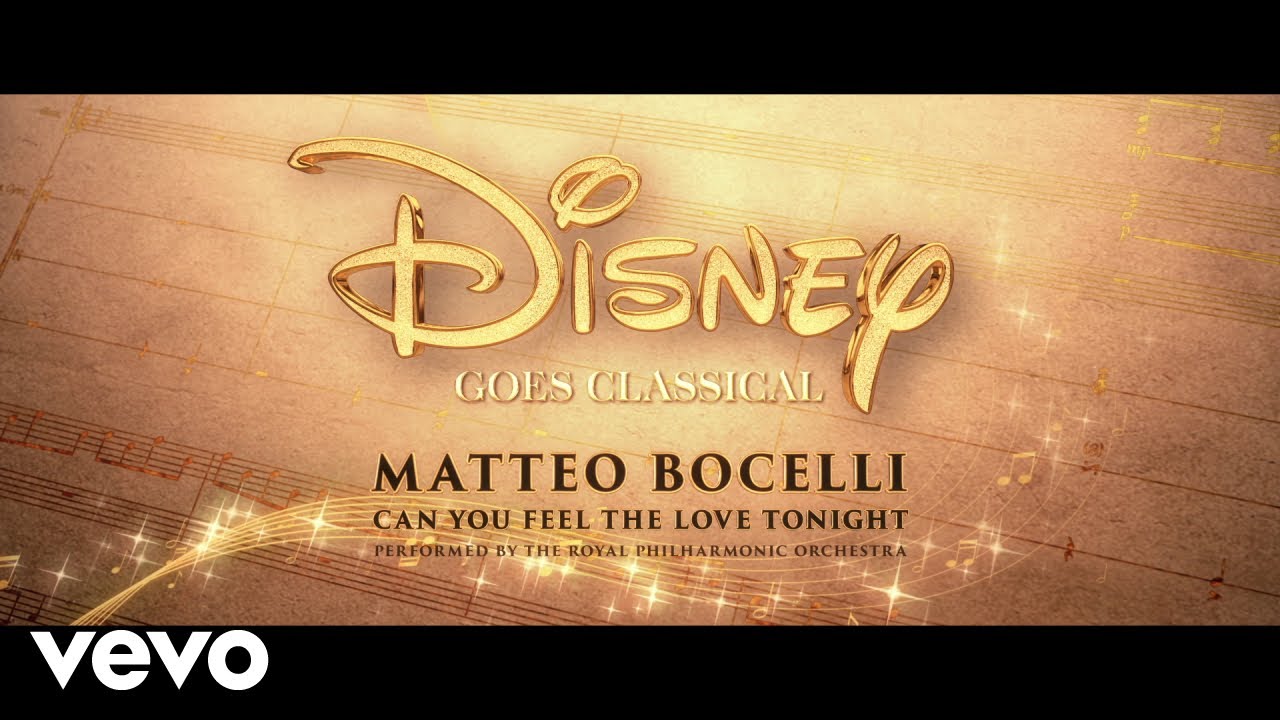アルバム Disney Goes Classical 発売が決定 マッテオ ボチェッリが歌う 愛を感じて がデジタルリリース Spice エンタメ特化型情報メディア スパイス