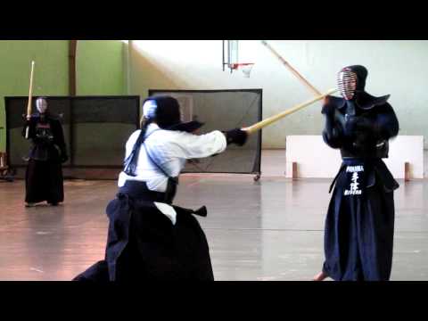 Kendo Panama - Practice with student Alberto Prado