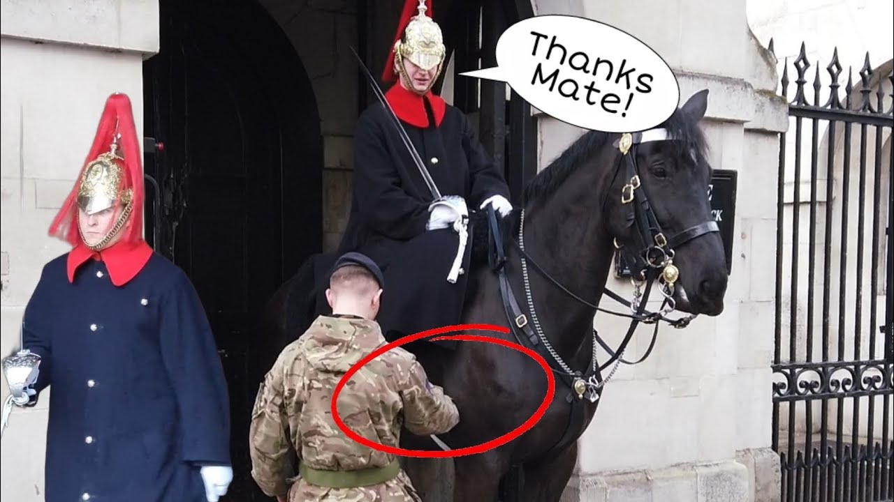 Soldier Tightening His Girth YouTube
