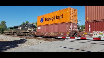 NS 237 Intermodal Taylors, SC w/Southern Heritage Unit leading