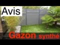 Avis pose gazon synthtique