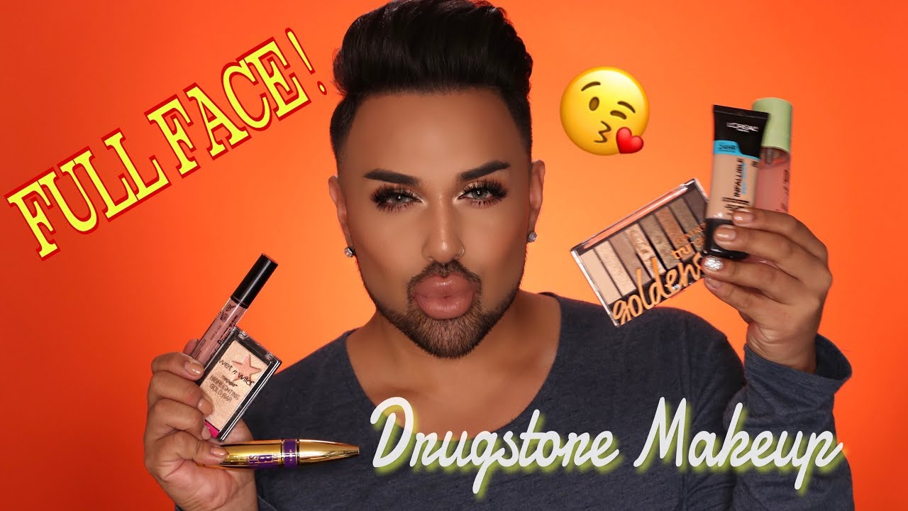 Full Face Using Drugstore Makeup Mac Daddyy Angel Merino YouTube
