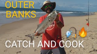 OUTER BANKS: Stingray, Bluefish Catch and Cook