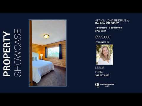 487 Millionaire Drive, Boulder, CO home video tour