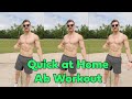 Quick At Home Ab Workout! 🔥