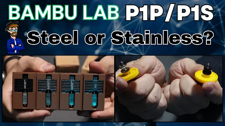 Identify Bambu Lab Hardened Steal Gear / Hotend Vs Stainless Gear / Hotend on P1P / P1S