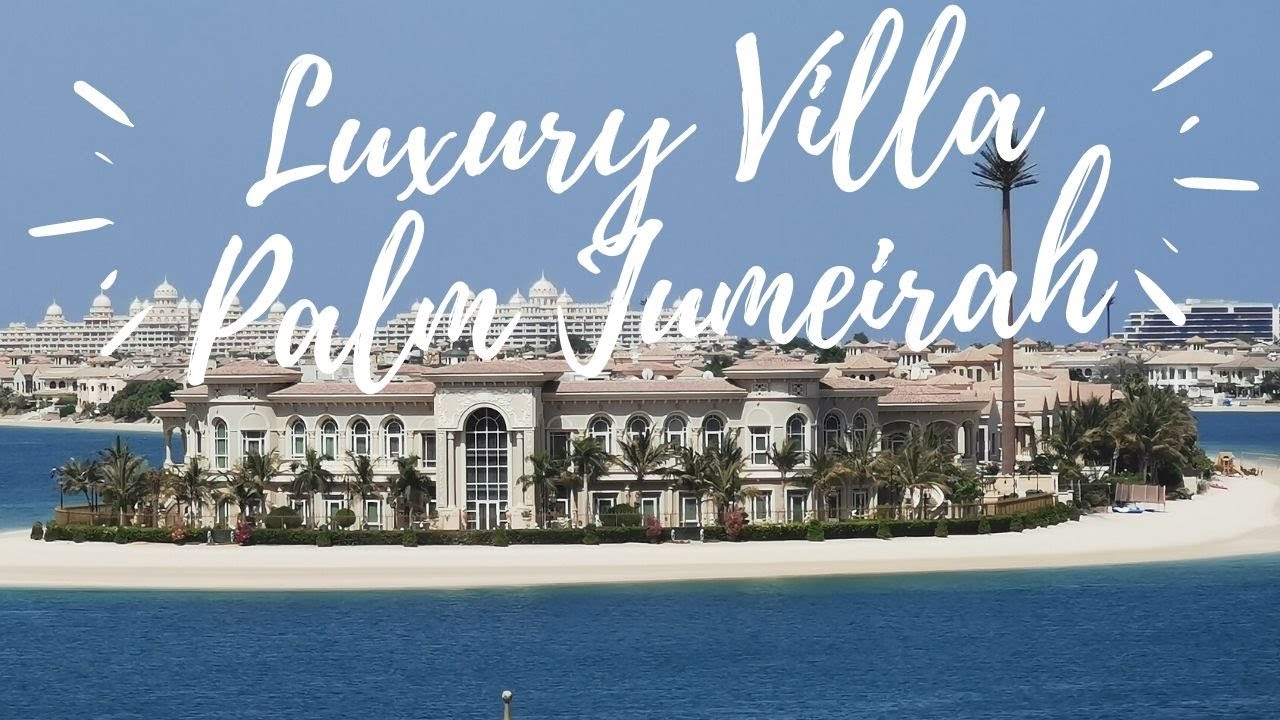 Biggest and most expensive villa on Palm Jumeirah Dubai. Luxury Palace in Dubai. Detailed Video