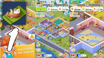 Idle Pet Shelter Gameplay Walkthrough #1 (Android, IOS)