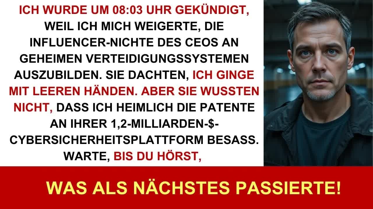 Um 08 03 gefeuert： Ich verweigerte das Nichten Training—doch das Milliardensystem gehörte nur mi