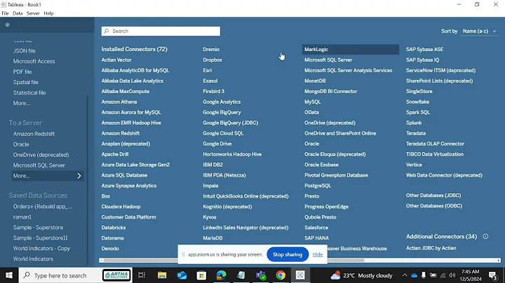 Tableau Training 01st class  video in Telugu on 5th Dec24@7 30AM  VlrTraining Institute 9059868766