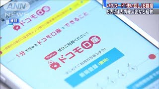 危険！パスワード「使い回し」8割超・・・対策呼びかけ(2020年10月3日)