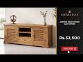Royaloak Jasper Teak Wood LCD Stand