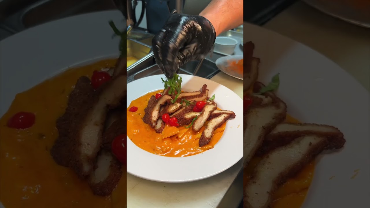 The SPICY STUFFED RIGATONI VODKA from The Argyle on Long Island, NY! 🍝🧀🍗🔥🤤 #DEVOURPOWER