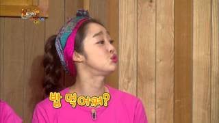 [HIT]해피투게더-스튜디오 후끈 유라-최여진-클라라 ‘애교 퍼레이드’.20140821