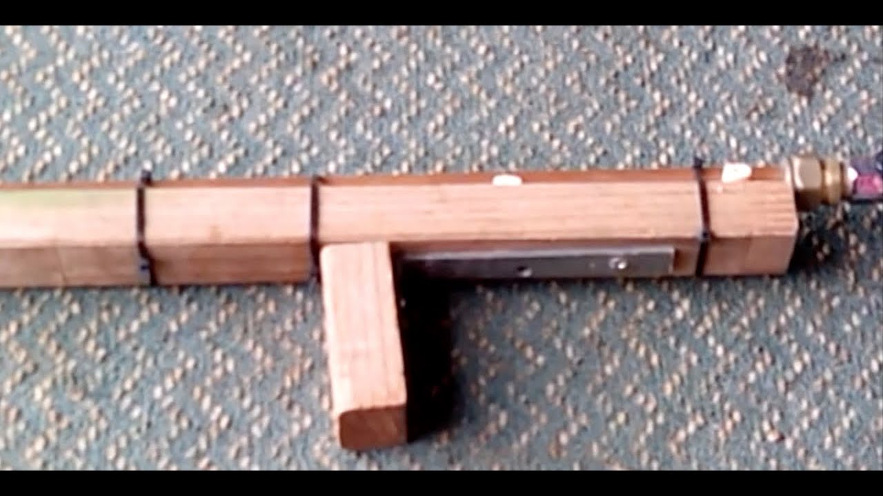 Homemade Marble Gun YouTube