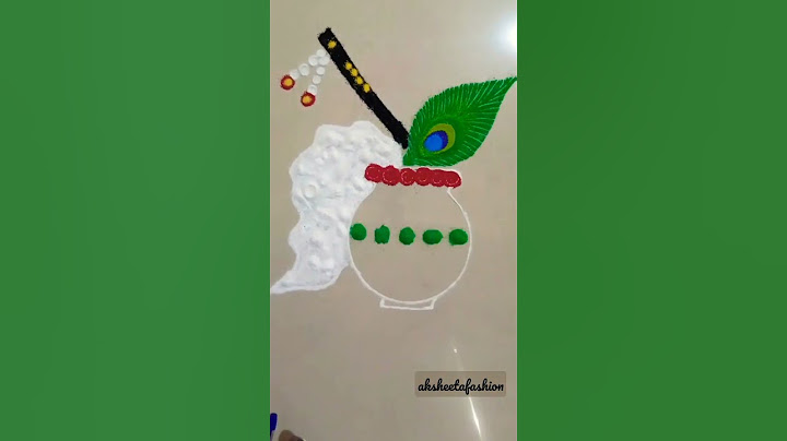 Shree Krishna Janmashtami Rangoli 🤗 #subscribe 👉@aksheetafashion5309