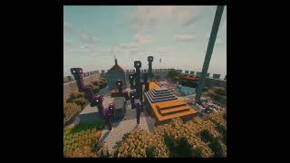 Невероятный замок Minecraft за шести часов! 🏰 #minecraft #timelapse #shorts