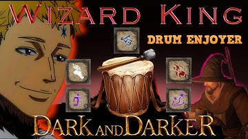 Wizard King | DRUMS OF WAR | Dark and Darker early access | Rank 1 Wizard