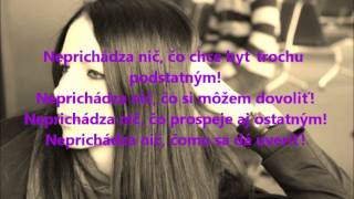 Zuzana Smatanová Neprichádza nič