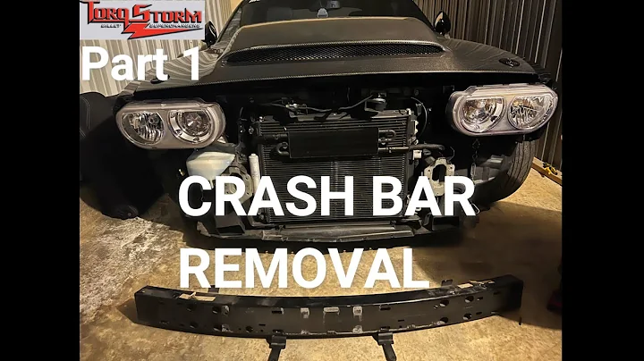 TorqStorm Supercharger (392 Hemi) Install Part 1: How To Remove Challenger Reinforcement Bar