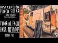 🚐 PLACA SOLAR / PANEL SOLAR PARA FURGONETA CAMPER furgonetas camperizadas