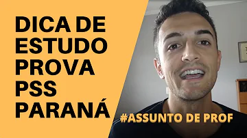O que estudar para o PSS 1 2021?