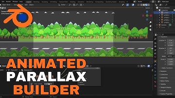 How to create Stunning Animated Parallax Scenes in Blender—In Just Seconds!"