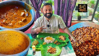 ചാലക്കുടി പോർക്ക് ഊണ് | Chalakkudy Reghu Chettante Oonu Kada | Pork Meals + Fish Fried Curry
