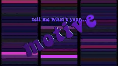 Ariana Grande - Motive (with Doja Cat) [Lyric Video]