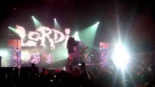 Lordi live show and bass guitar solo 2015.02.24. Hungary