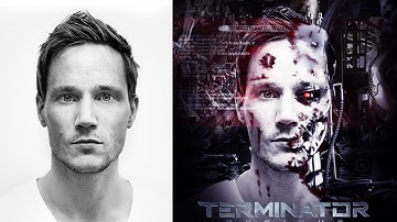How to make a Terminator Face on Photoshop (easy)