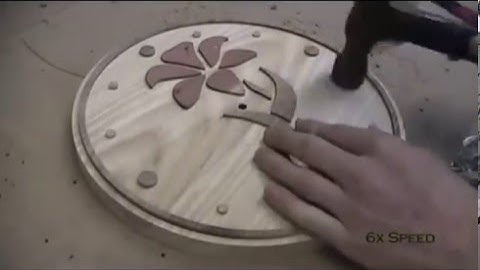 Making an Inlaid Clock on CNC Router