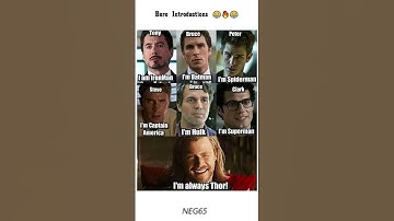 Superhero Intro Compilation | Thor’s Epic “My Name Is Thor” Moment