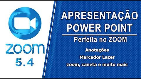 Como compartilhar apresentação de PowerPoint no zoom?