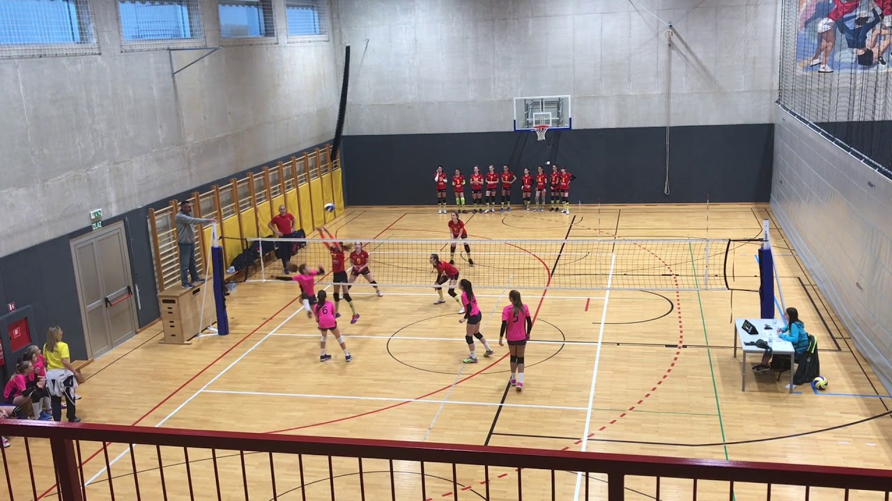 MALA ODBOJKA OK MEDVEŠČAK-Funtana Vrsar 22:25 Prvi set (DRŽAVNO 10.-12.5.19.) ROVINJ