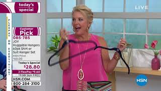 JOY Huggable Hangers 60pack Suit Hangers Chrome