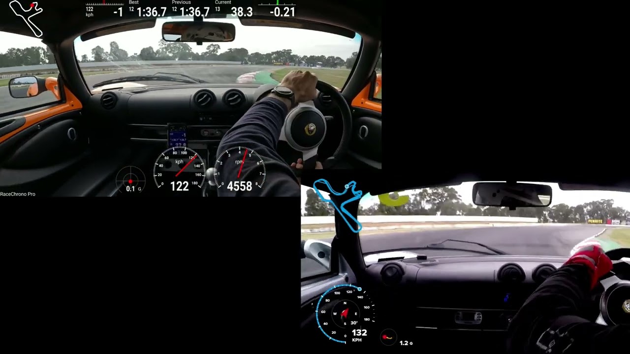 Lotus Elise S2 vs Elise S3 @ Winton