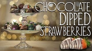 How to Make Metallic Chocolate-Covered Strawberries