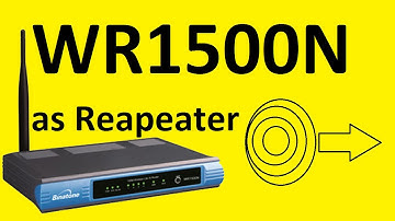 How to configure Binatone wr1500n as repeater