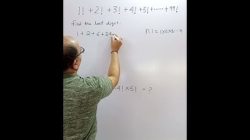 Maths trick.... unit digit of factorial in seconds