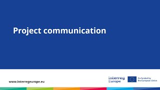 Webinar on project development: Project communication