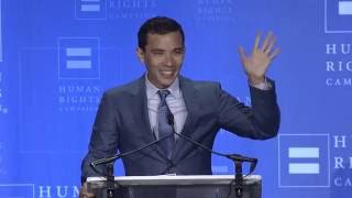 Conrad Ricamora Receives the HRC Visibility Award