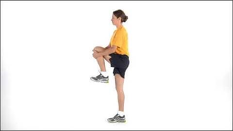 NAVY FITNESS - KNEE HUG   IN PLACE