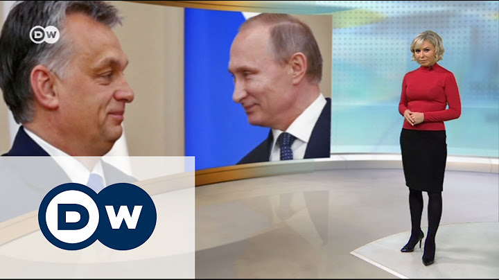 Венгерский связной Путина: чем Орбан полезен Кремлю - DW Новости (02.02.2017)