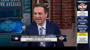 Petriello on the infield outs above average stat