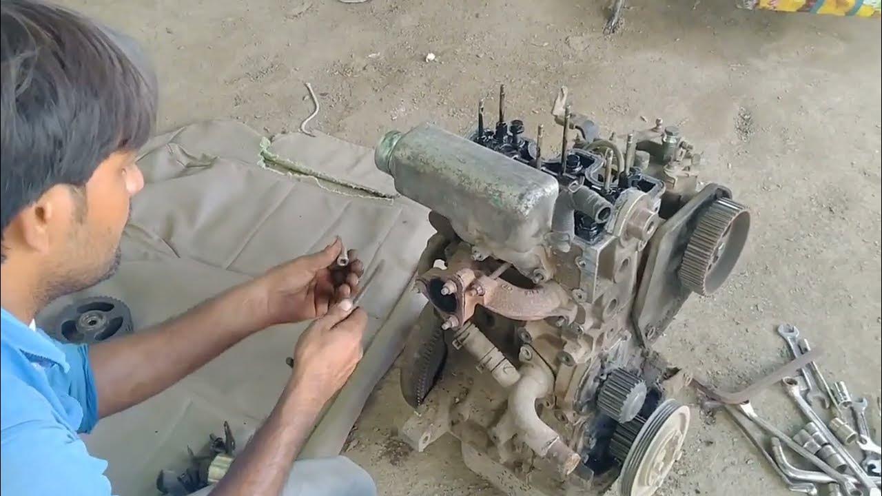 tata ace engine repairing#ashadulautoservice - YouTube