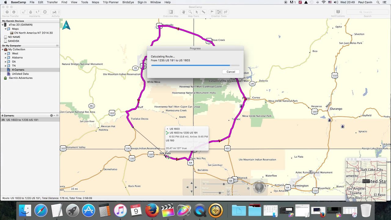 Garmin Basecamp for Mac - How to quickly and easily create a YouTube