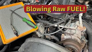 Customer States: Blowing Smoke! Barely Running! Where to Begin? 2004 Silverado 4.3l P0300