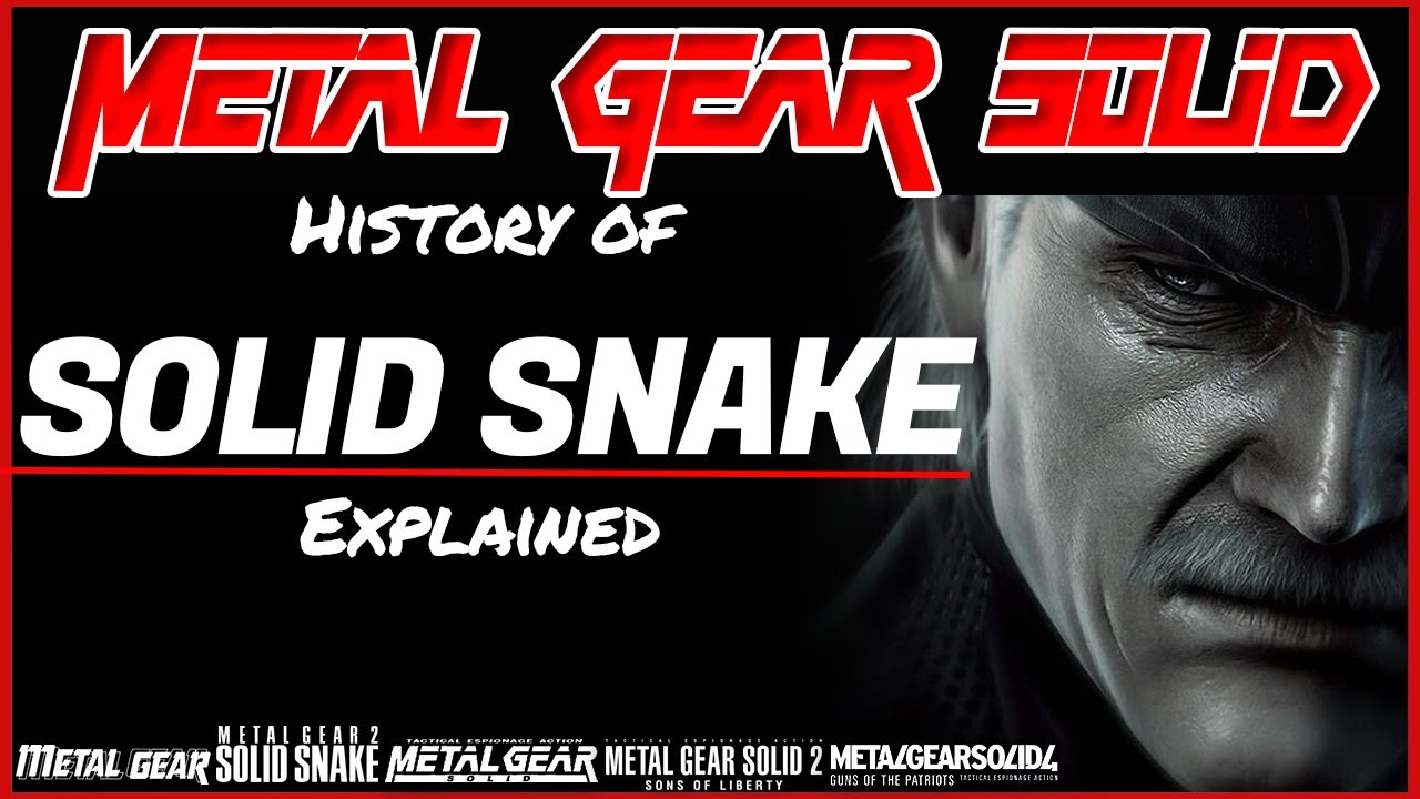 Metal Gear Solid | Solid Snake Explained - YouTube